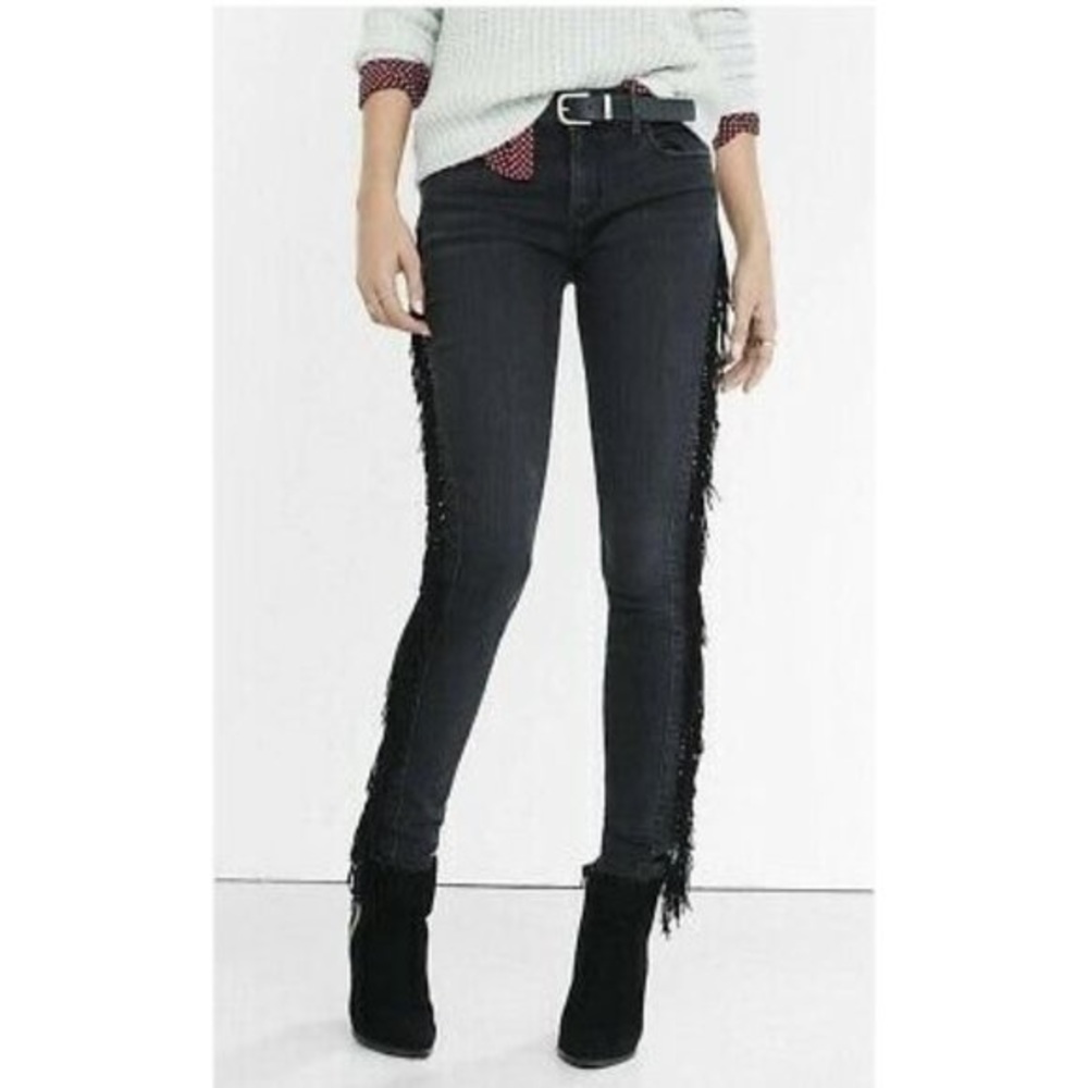 Express jeans, fringe